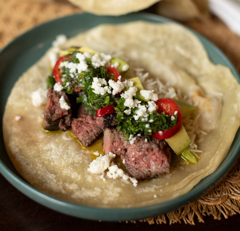 Chimichurri Steak Tacos