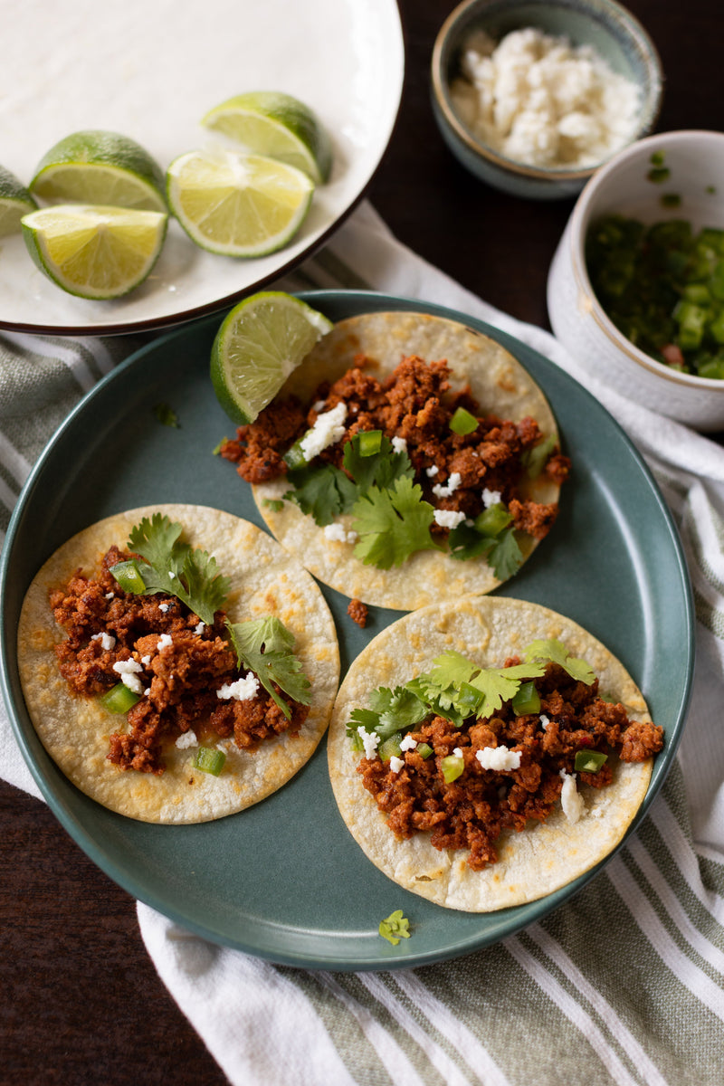 Chorizo Street Tacos