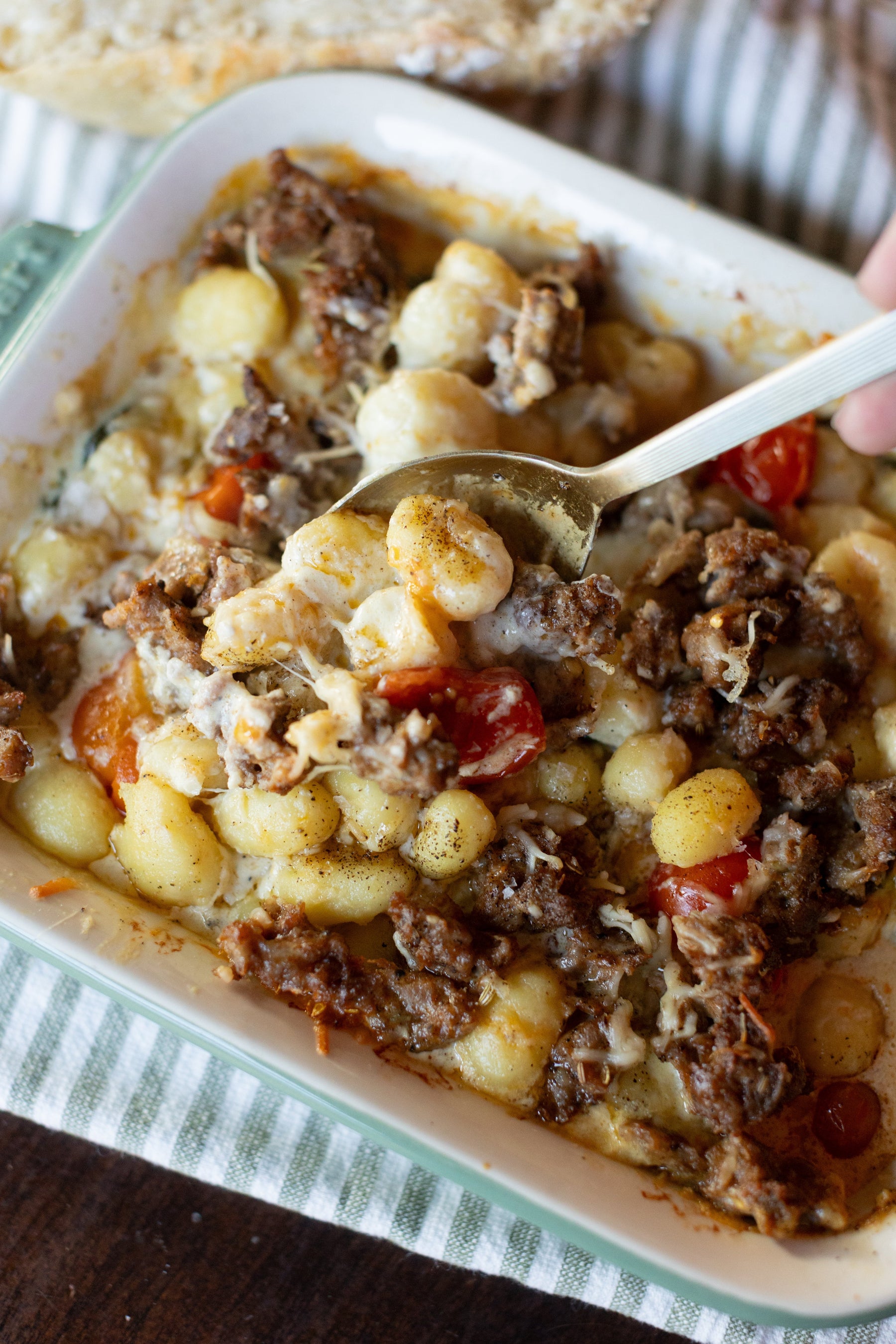 One Dish Italian Pork Gnocchi