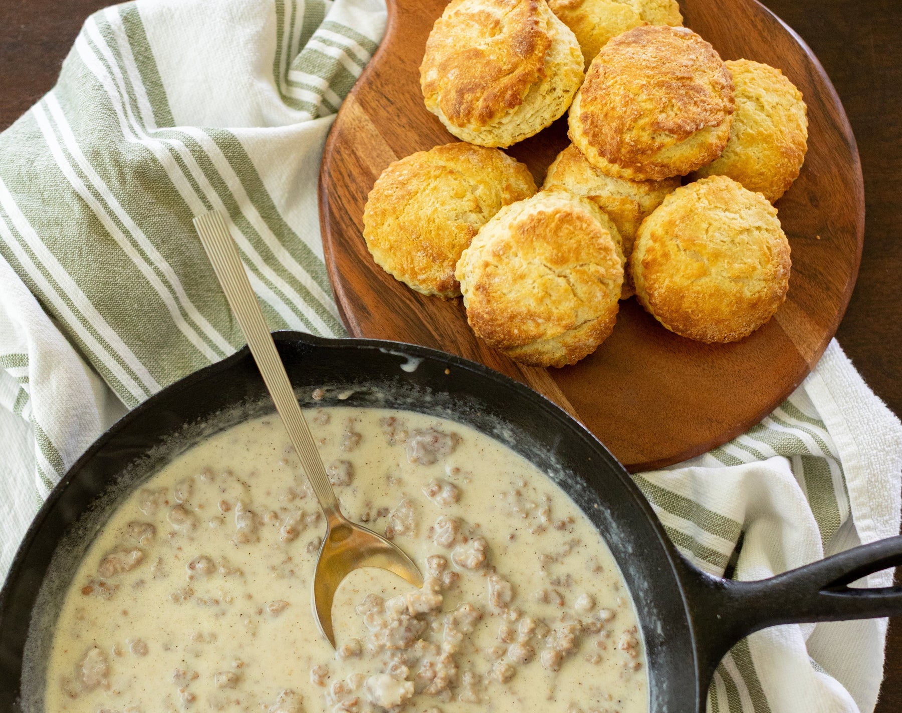 Biscuits and Sausage Gravy