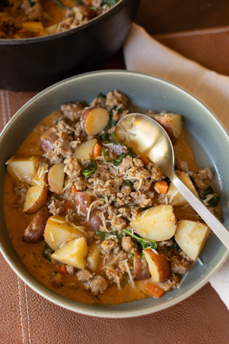 One Pot Sausage & Potatoes