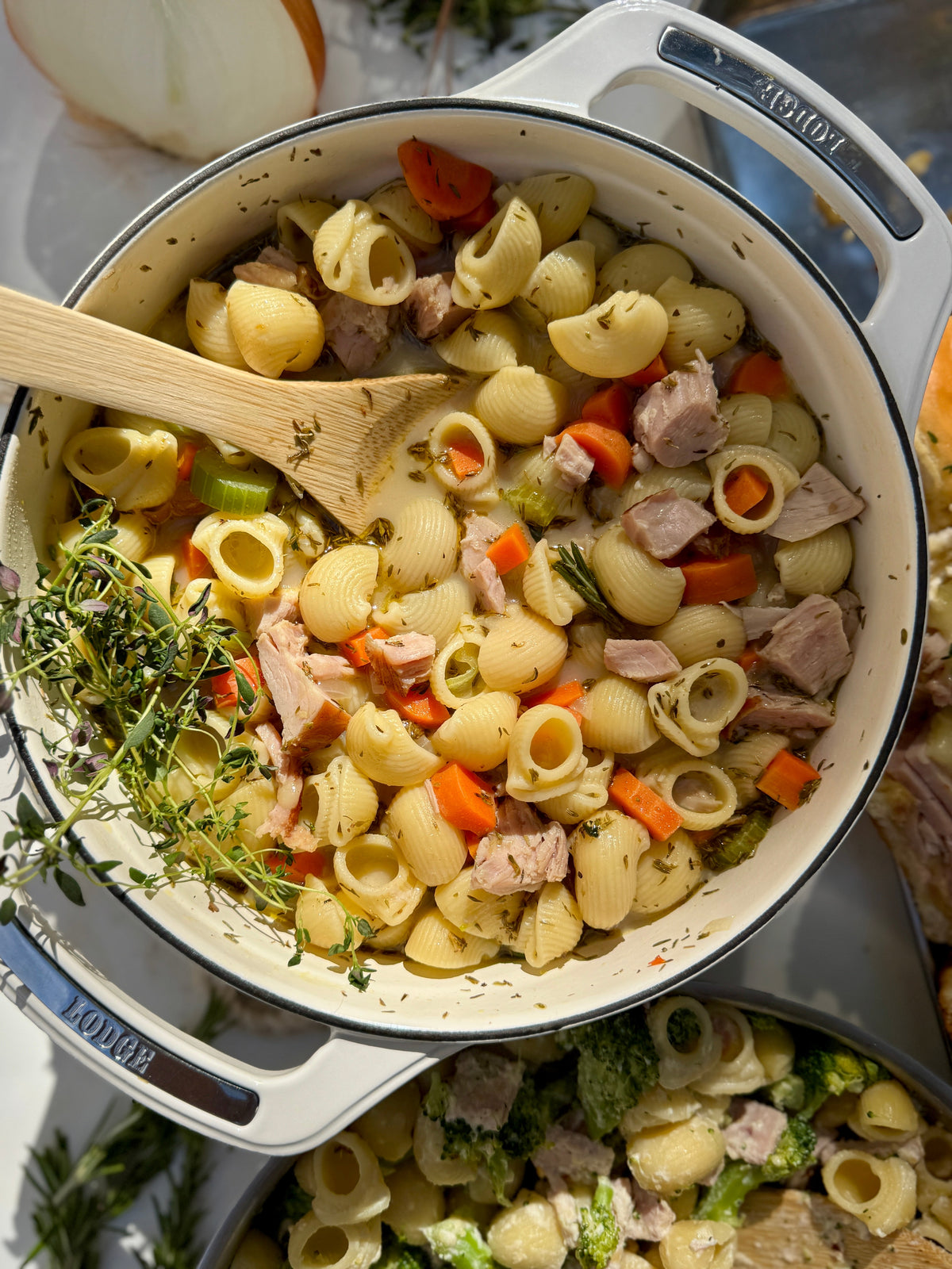 Ham and Noodle Soup