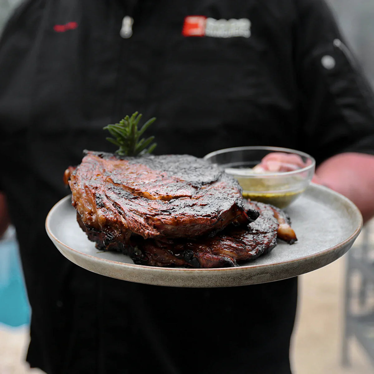 Grilled Ribeyes with Chef Beau Mac's Signature Marinade