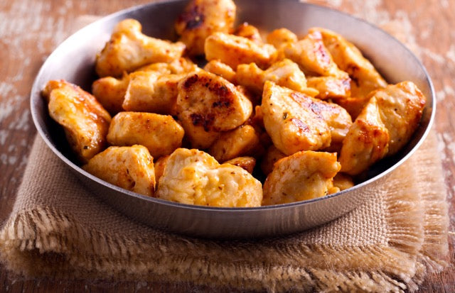 Diced Honey Garlic Chicken
