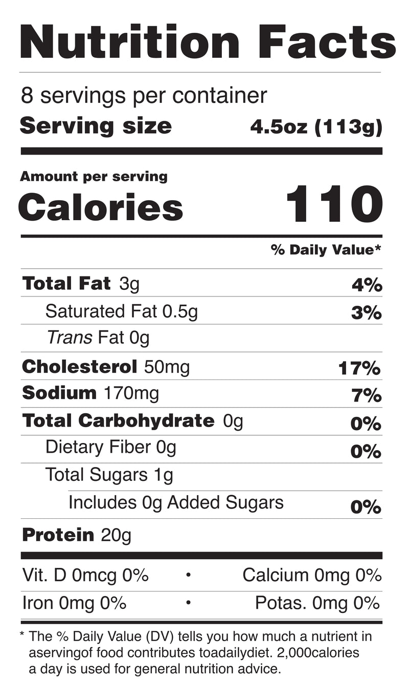 Italian Marinated Boneless Skinless Chicken Breasts nutrition facts