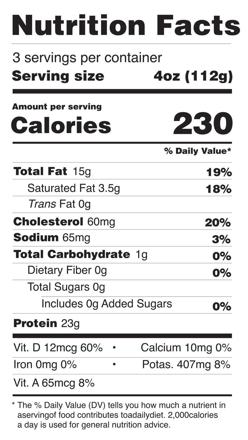 Wild-Caught Salmon nutrition facts
