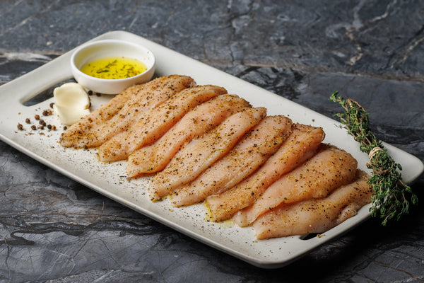 Garlic Pepper Marinated Boneless Skinless Chicken Breast