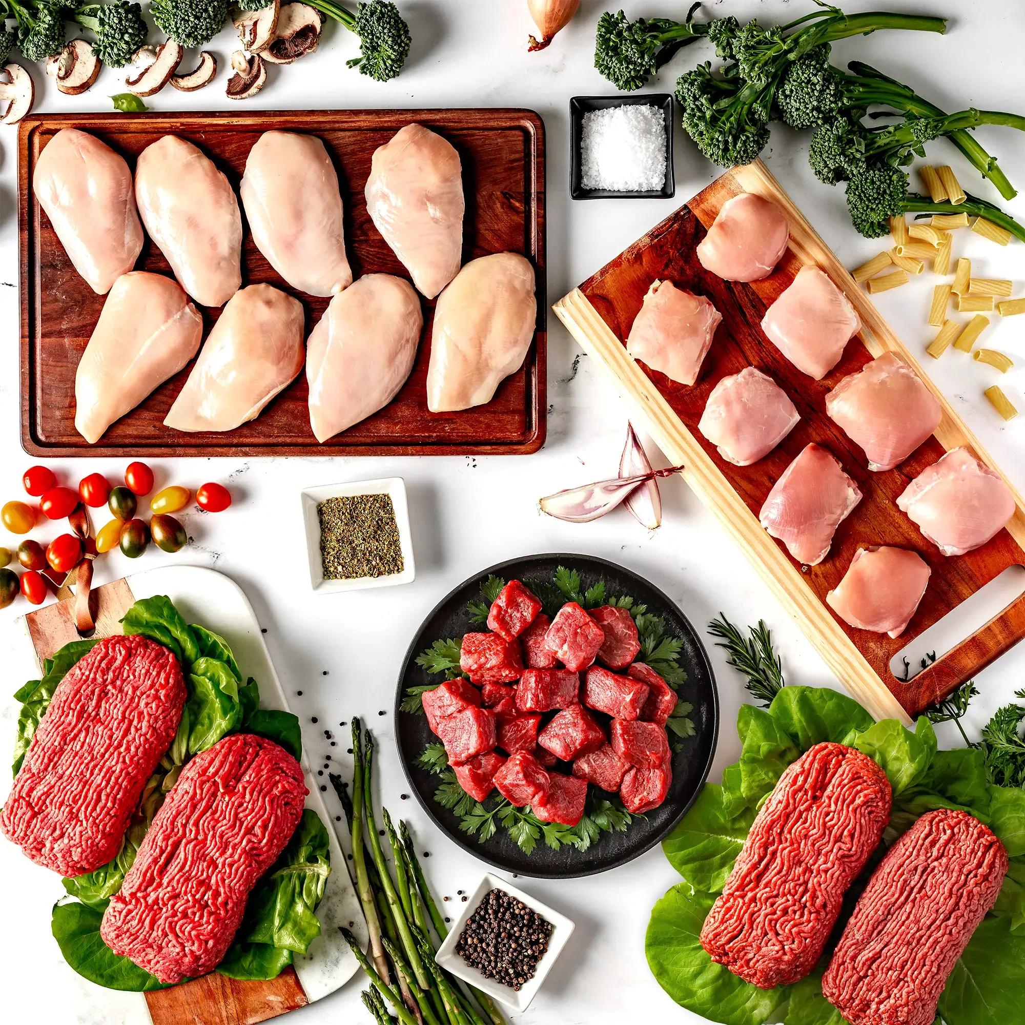 Good Ranchers Homestead Box - Easy-to-Cook Cuts with 100% Grass Fed Beef from American Farms